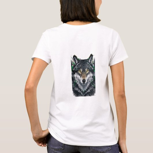 Wolf T - Shirt Design (Rückseite)