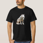 Wolf T - Shirt Mosaic Design (Vorderseite)