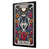 Wolf Tarot Karte | Mystisches Tier Klemmbrett (Links)