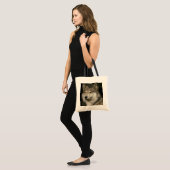 Wolf-Tasche Tragetasche (Vorderseite (Model))