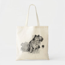 Wolf-Taschen-Tasche