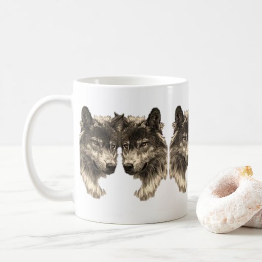 Wolf Tasse (Mit Donut)