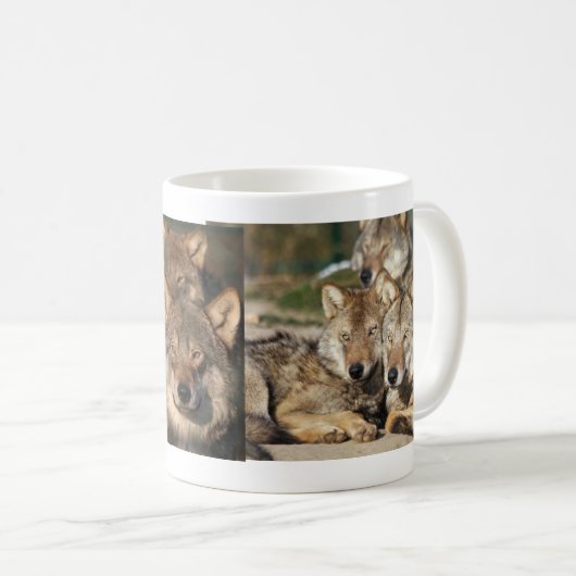 Wolf-Tasse Kaffeetasse (VorderseiteRechts)