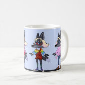 Wolf-Tasse Kaffeetasse (VorderseiteRechts)