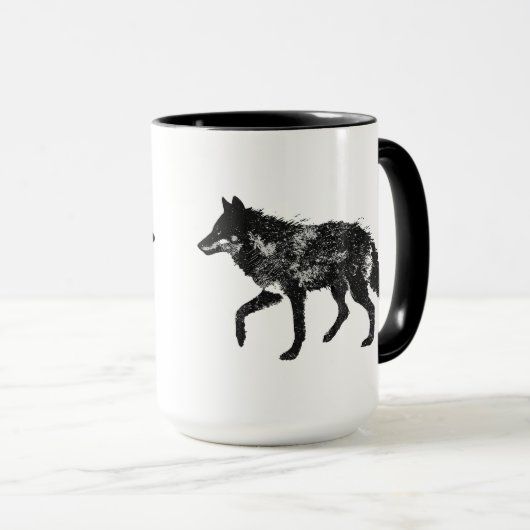Wolf-Tasse Tasse (VorderseiteRechts)