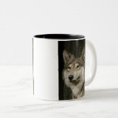 Wolf-Tasse Zweifarbige Tasse (VorderseiteRechts)