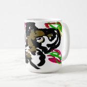 Wolf Tattoo Autumn Kaffeetasse (VorderseiteRechts)