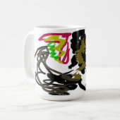 Wolf Tattoo Autumn Kaffeetasse (Vorderseite Links)