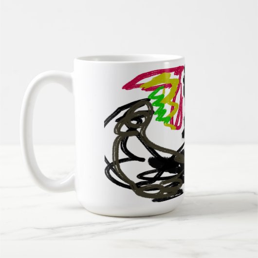 Wolf Tattoo Autumn Kaffeetasse (Links)