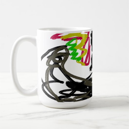 Wolf Tattoo Autumn Kaffeetasse (Links)