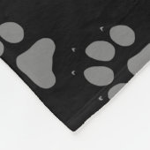 Wolf-Tatze Fleecedecke (Ecke)