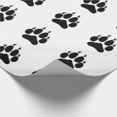 Wolf-Tatze Geschenkpapier (Ecke)