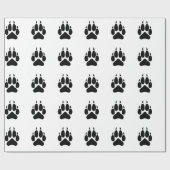 Wolf-Tatze Geschenkpapier (Flach)
