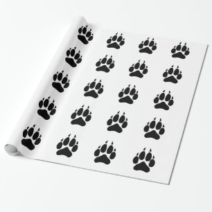 Wolf-Tatze Geschenkpapier