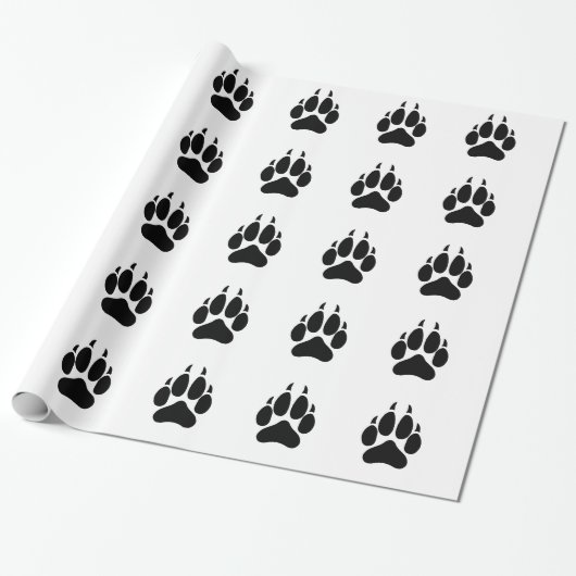 Wolf-Tatze Geschenkpapier (Ungerollt)
