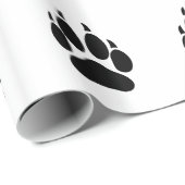 Wolf-Tatze Geschenkpapier (Rolleneckpunkt)