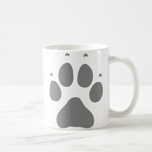 Wolf-Tatze Kaffeetasse (Rechts)