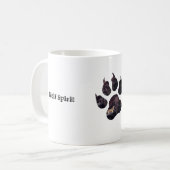 Wolf-Tatzen-Tasse Kaffeetasse (Vorderseite Links)