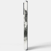 Wolf taucht in den scheußlichen Bergen der Morgens Case-Mate iPhone Hülle (Rückseite / Links)