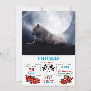 Wolf the King of Wilderness Einladung