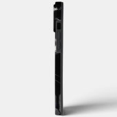 Wolf-themed phone case A fierce black and white de (Rückseite / Links)