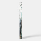 Wolf - Tier mit Initialen Case-Mate iPhone Hülle (Rückseite / Links)