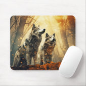 Wolf Tier Wildlife Wilderness Frische Pasta machen Mousepad (Mit Mouse)