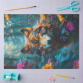 Wolf Tissue Paper Seidenpapier (Basteln)