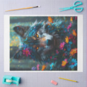 Wolf Tissue Paper Seidenpapier (Basteln)