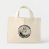 Wolf Tote Bag Mini Stoffbeutel (Vorne)