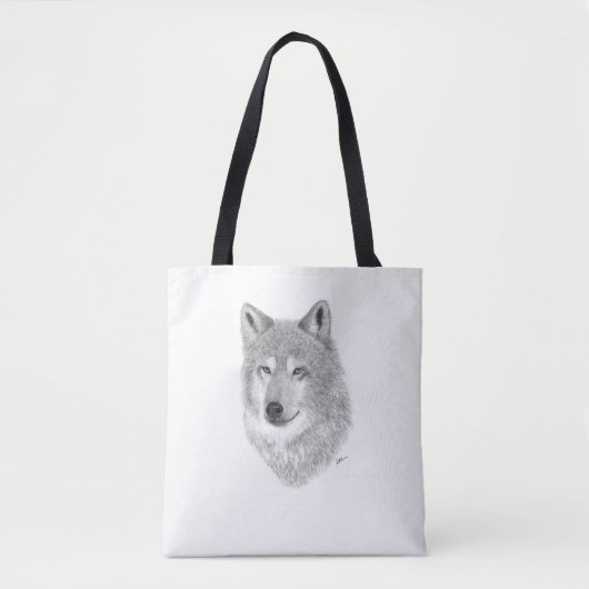 Wolf Tote Bag Tasche (Vorderseite)