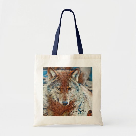 Wolf Tote Tasche (Vorne)