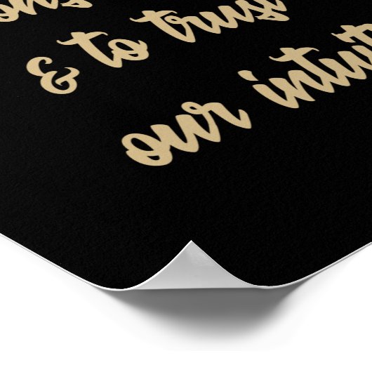 Wolf Totem Animal Spirit Guide for Inspiration Poster (Ecke)