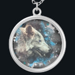 *~* Wolf Totem Blue Abstrakt Polyester Boho Runde Versilberte Kette<br><div class="desc">JEWELRY MIT INTENTION (R) - Energetisch Enhanced Juwelierhalskette rund und gelb goldplattiert. * Rund Silver platzierte Boho Bohemisch Native American Tribal Shaman SILVER SPIELTE RUND NECKLACE Artistisches und abstraktes Wolftotem. Seit 2001 habe ich als beruflicher spiritueller Energiehelfer den Power der Heilabsicht gelernt, entwickelt und genutzt. Alle meine JEWELRY MIT ABSICHT...</div>