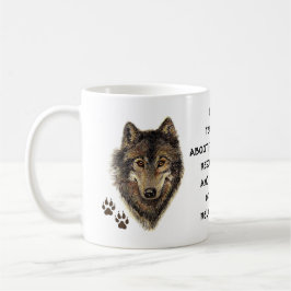 Wolf, Totem der Wölfe, Naturführer Kaffeetasse