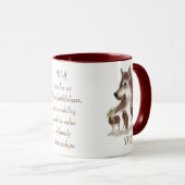 Wolf Totem Tasse (VorderseiteRechts)