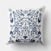 Wolf traditionelles Muster Pillow