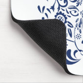 Wolf Traditionelles Volksmuster Mousepad (Ecke)