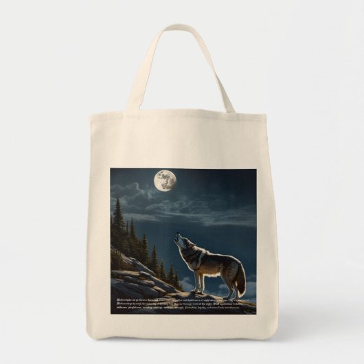 Wolf Tragetasche (Vorne)