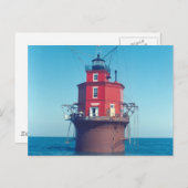 Wolf Trap Lighthouse Postkarte (Vorne/Hinten)