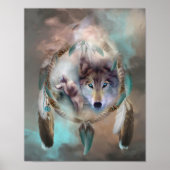 Wolf - Träume von Peace Art Poster/Print Poster (Vorne)