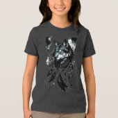 Wolf, Träumer, Amulet, Talisman Tri-Blend Shirt (Vorderseite)