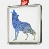 Wolf Tree Ornament Aus Metall (Links)