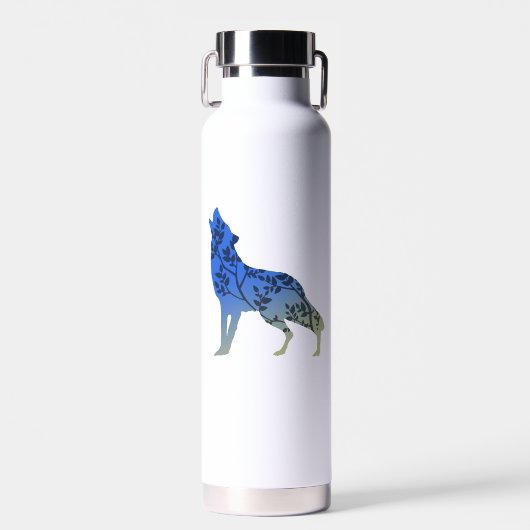 Wolf Tree Trinkflasche (Vorne)