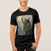 wolf  Tri-Blend shirt (Vorderseite)