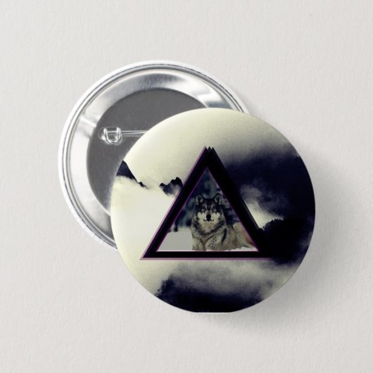 wolf triangle button (Vorne & Hinten)
