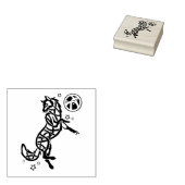Wolf Tribal Celtic Animal Gummistempel (Stempel)