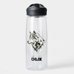 Wolf Trinkflasche