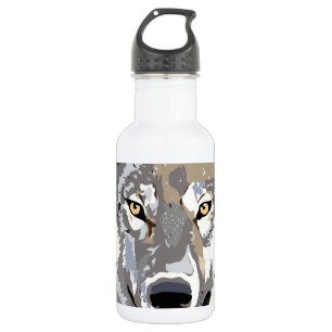 Wolf Trinkflasche