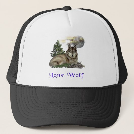 Wolf Truckerkappe (Vorderseite)